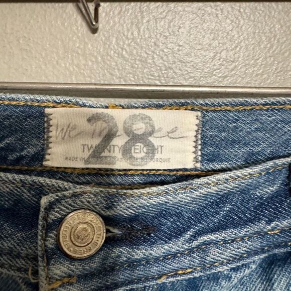 Free People distresses cropped jean size 28 - Picture 5 of 8